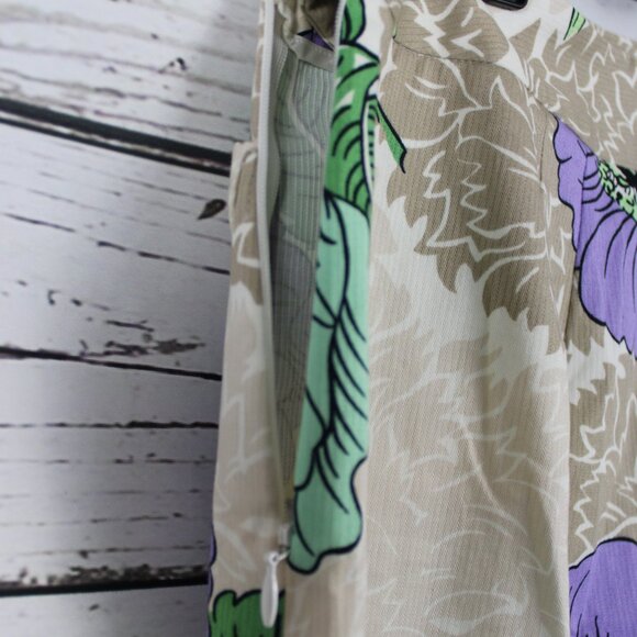 LOFT BY ANNE TAYLOR FLORAL MINI SKIRT - Picture 5 of 6